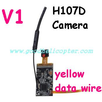 HUBSAN-X4-H107D Quadcopter parts H107D Camera components (V1-yellow color data wire)